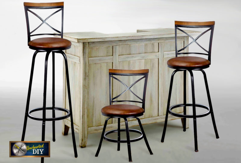 Too tall, to short and just right metal bar stool legs